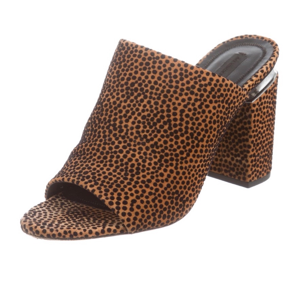 Alexander Wang Animal Print Block Heel Mule - image 2
